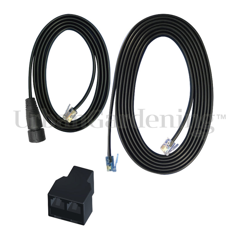TrolMaster Hydro-X RJ12 to PushLock Waterproof Connector converter cable (ECS-5)